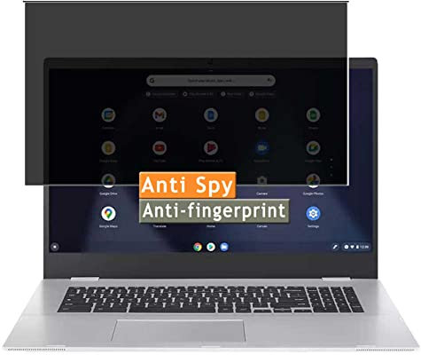 Vaxson Anti Spy Schutzfolie kompatibel mit ASUS Chromebook CX1 CX1700 CX1700CKA 17.3 Laptop Display folie folien Displayschutzfolie ( nicht Panzer Schutz Glas folie SchutzGlas nicht PanzerGlas ) Neue