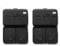 OuShiun OS8801 Stick-on Bifocal Lenses Reading Glasses Magnifying Glasses Removable for Safety and Sunglasses, Black case set of 2, One Size