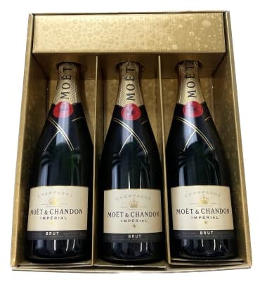 Geschenkbox Champagner Moët & Chandon - Gold -3 Brut - 3x75cl
