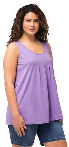 Ulla Popken Damen Strick-Top | Große Größen, Plus Size, Top, Zierfalten