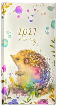Terminplaner 2025, schmal, Wochenansicht, Tagebuch, Ganzjahres-Tagebuch, Kalender, Planer (gepunktet)