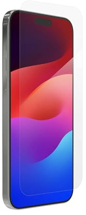 ZAGG InvisibleShield Glass Elite iPhone 15 Pro Max Screen Protector - 5X Stronger with Reinforced Edges, Scratch & Smudge-Resistant Surface, Easy to Install