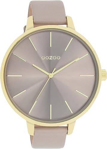 Oozoo Timepieces Damen Uhr | Armbanduhr Damen mit Lederarmband | Hochwertige Uhr für Frauen | Edle Analog Damenuhr in rund C11256
