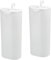 Umidificatore per Radiatore in Plastica Con Ciondolo/Evaporatore d'Acqua - Set di 2 Pezzi, Colore Bianco, 22 x 9 x 8 cm