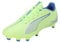 PUMA Unisex Ultra 5 Play FG/AG Soccer Shoe, Fizzy Apple White-Bluemazing, 40 EU