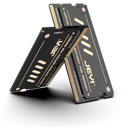 YAODHAOD Enfriador de memoria RAM, enfriador de memoria de grafeno, disipador de calor rápido para memoria DDR4 DDR5 para laptop, chaleco de refrigeración de memoria RAM DDR (grafeno + cobre, DDR3 a