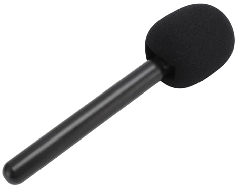 Poignée D'Interview de Microphone pour Rode Wireless GO II, Adaptateur Portable Interview GO avec Mousse de Pare-Brise, Micro sans Fil pour MIC 1 2, Lark 150, pour G1