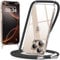 caslord Handyband kompatibel mit iPhone 16 Pro Max, Necklace Hülle mit Bands Handyhülle für zum Umhängen, Transparent Case mit Handykordel,Stoßfeste Schutzhülle zum Umhängen Kordel,Schwarz