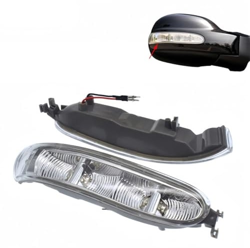 MengZJ Blinkergläser für Außenspiegel, für Mercedes Benz W209 CLK-Blinker, 2308200821 A2308200821-Rückspiegelzubehör,Right