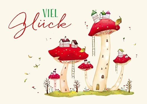 Gutsch Verlag Viel Glück Karten Pilze Viel Glück