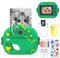 Kinderkamera Sofortbildkamera, 2,4 Zoll Display Digitalkamera für Kinder mit Druckpapier & 32G TF Karte, 1080P HD VideoKamera mit farbigen Stiften, Geschenk für Kinder 3-12Jahr (Grün)