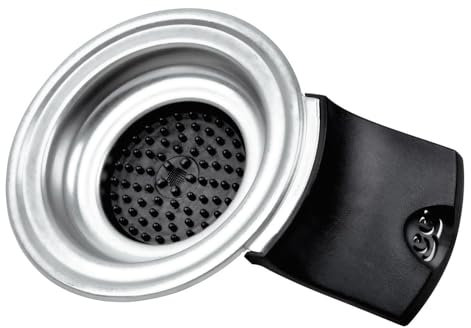 VIOKS Porte-dosette de rechange pour machine à café Senseo 422225962271 - 2 compartiments HD5010/01 - Noir