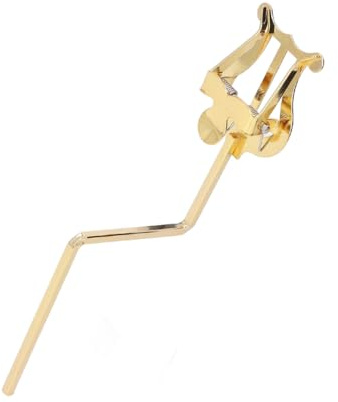 Sheet Music Stand, Alto Saxophone Clip Stand Sax Lyre Clamp on Socket Alloy Portable Tool Accessories Adjustable Securely Mount Phone to Holder Parts Suitable for Marching Band