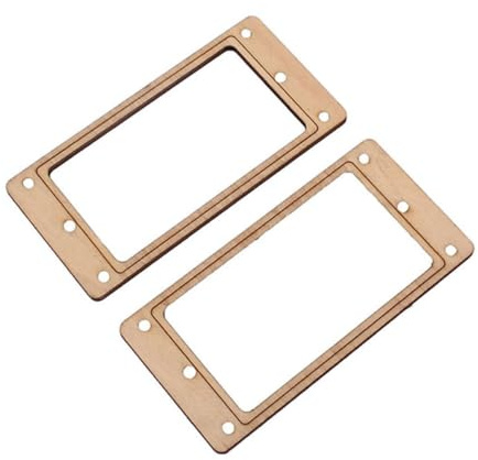 ifundom 2stücke Maple Holz Pickup Rahmen Für Double Coil Humbucker Inklusive Schrauben Hochwertiger Montagering Gitarren