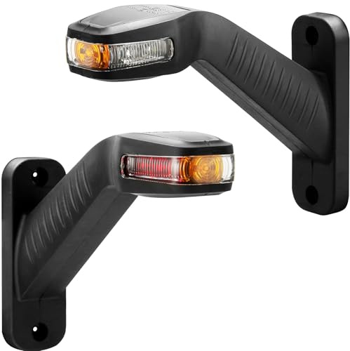 ETUKER 2x Anhänger Seitenmarkierungsleuchte LED 12/24v Umrissleuchte Positionsleuchten für Anhänger LKW Wohnwagen