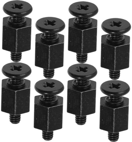 LABRIMP 8 piezas Tornillos Placas Base de Ordenador Kit para Instalación de SSD Color Negro Compatible con Placas Madres