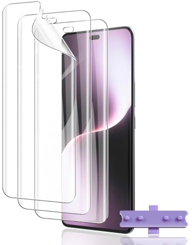 Euukzzea 3 Piezas Protector de Pantalla para Honor Magic 7 Lite, Película de Hidrogel Flexible HD, Reparar Automáticamente, Antihuellas, Sin Burbujas, Transparente, Ultra Resistente