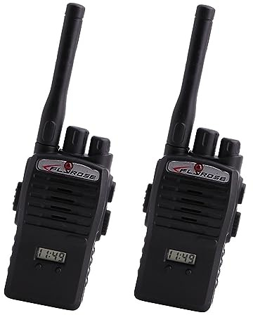 2 Pcs Kids Plastic Walkie Talkie Outdoor Interphone Intercom Toy Gift - Black