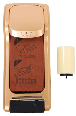 Brrnoo Máquina Dispensadora Automática de Cubiertas para Zapatos, Aleación de Aluminio, Diseño Antideslizante, Manos Libres, para Uso Profesional en Interiores, Hogar y Oficinas