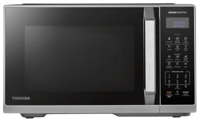 Toshiba 23L Digital Solo Microwave Oven, 900W Countertop Microwave Oven With 11 Power Levels, 7 Auto Menus, Express Cook, Memory Function, Evenly Defrost, ECO Mode, Low Noise, Silver, MW3-EM23PF(SL)