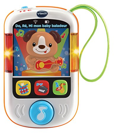 VTech- Do, Ré, Mi Mon Baby Baladeur, 80-508405 - Version FR