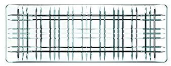 Spiegelau & Nachtmann, Servierplatte, Rechteckig, Kristallglas, Square, Größe: 28 cm, Schwarz, 101452
