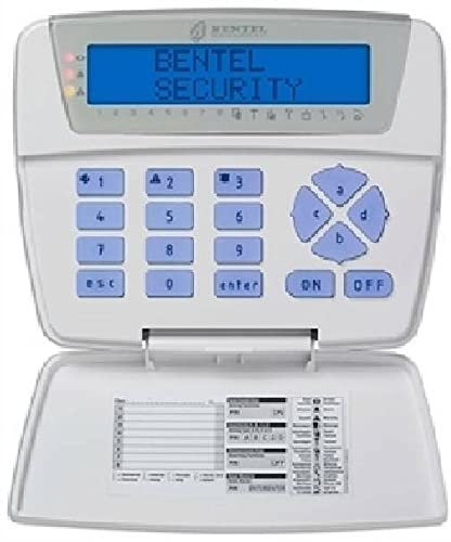 TASTIERA ALLARME BENTEL FILARE DISPLAY LCD SERIE CLASSIKA BEBKBLCD