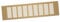 100x400mm Air Vent Cover - Aluminium Ventilation Grille - Gold Furniture Grill for Door, Wardrobe, Radiator