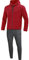 JAKO Herren Jogginganzug Premium Basics mit Kapuze, rot meliert, S, M9729
