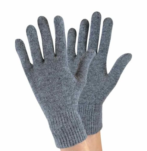 Sock Snob - Ladies/Womens Knitted Winter Warm Magic Thermal Wool Gloves for Cold Weather