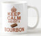 Novelty MUG ≈ KEEP CALM AND EAT A BOURBON ≈ chocolate cream biscuit biscuits - carry on secret santa gift mugs