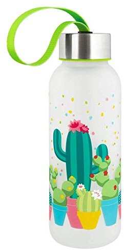 Pylones Happyglou Trinkflasche für Kinder, 42 cl, Kaktus, Einheitsgröße