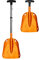 SkinStar Pala para avalanchas, aluminio, nieve, Tourenski, snowboard, exterior, 3 piezas