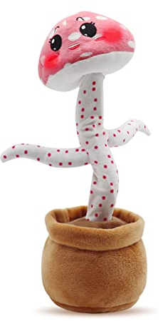 Giocattoli di Peluche di Cactus Danzanti - Elettronico Divertente Con 120 Canzoni, Canta e Balla per Bambini, 33cm