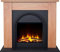 Adam Burlington Electric Fireplace Suite in Oak & Charcoal Grey, 44 Inch