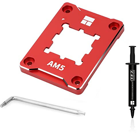 Thermalright ASF-RED AM5 CPU Holder, Corrective Anti-Bending Fixing Frame, Full-fit Fixed Non-Marking Mounter, AM5 Anti-Bending Contact Frame, CPU Cooler Standard