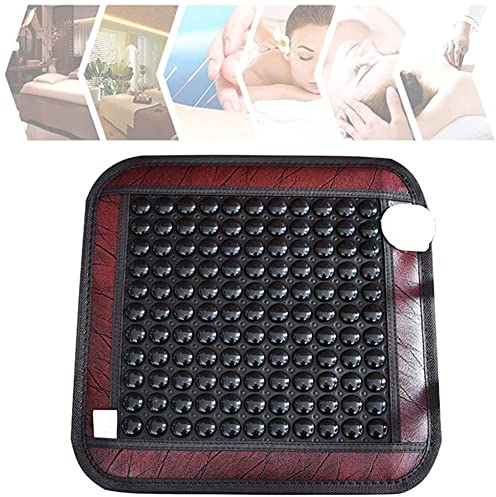 Heating Pads - Far Infrared Jade - Tourmaline Bead Heat Stone Mat for Muscle Joint Pain Back Pain Legs Knee Shoulder Sciatica Nerve Arthritis Pain
