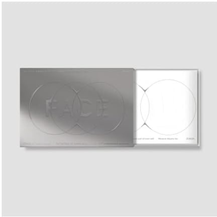BTS Jimin FACE 1st Solo Album Weverse Alben Plattform Version Paket + 1 x Geschenkpapier + 28 Seiten Booklet + 1 x Songtext Papier + 1 x Benutzerhandbuch + 1 x QR-Karte + 1 x Schreibnotiz + 1 x
