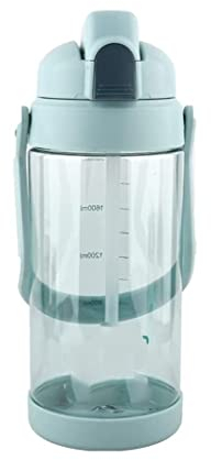 Gourde Sport Gourdes d'eau Gourde Grande tasse d'eau Sports en plein air Portable Coupe d'eau de grande capacité Coupe d'une paille anti-chute des hommes et des femmes tasse à emporter Bouteille d'eau