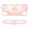 GeekShare Kawaii Mouse Pad Wrist Rest Support Set - Non-Slip Rubber Base Desk Mat and Memory Foam Wrist Rest for Keyboard and Mouse,Perfect for Gaming,or Home Office Work - Star Wings Series