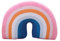 Banziaju 13,7-Zoll-Regenbogen geformt Kissen, dekorative Regenbogen werfen Kissen Kinder Bett Dekoration Kissen gefüllte Plüsch Sofa Stühle werfen Kissen Bett Dekoration Kissen, Pink