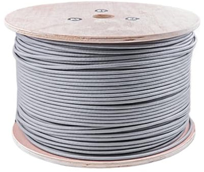 10M RJ45 Cat6A Network Cable 10G SFTP Double Shielded Multi-Strand Wire Twisted Pair CAT 6A R J45 Patch Cord Ethernet Lan Cables (Color : Grey, Size : 305)