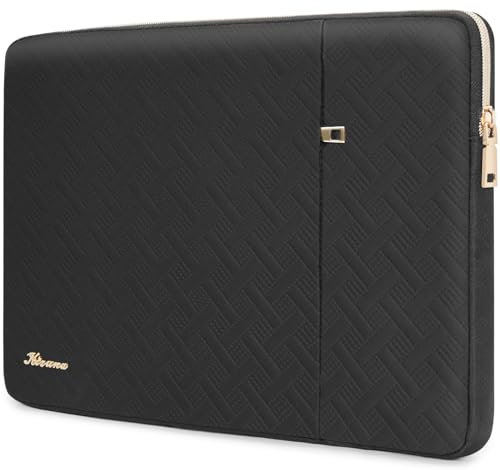 KIZUNA 17 Inch Laptop Sleeve Case Computer Bag for LG gram 17 2022/17 Lenovo IdeaPad 3i Gen7/Dell G7/17.3 HP ProBook 470/17.3 Lenovo Ideapad 700/17.3 DELL Precision 7710/17.3 MSI 17,Black