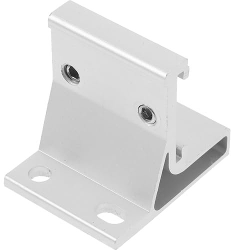 Uonlytech Slide Buckle Door Bracket Side Hang Buckle Stainless Steel Guide Rail Corner Brackets for Sliding Doors