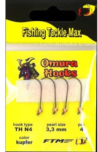 Omura Omura Hook TH N4 Kupfer 3,3mm 0,39gr 4 Stück