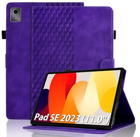 Vkooer Coque pour Xiaomi Redmi Pad SE 2023 (11 Pouce) Housse Cuir PU Etui de Protection Flip Cover Case avec Support, Pochette Tablette Xiaomi Redmi Pad SE, Violet
