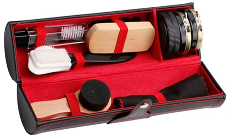 WOFASHPURET 1 Schuhcreme Pflegeanzug Schuhputzwerkzeug Schuhe Reinigungsbürste Schuhpolierbürste