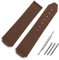 TVKSIPAR Uhrenzubehör, Kautschukarmband For Damen, Passend For Uhren Der for HUBLOT-Serie Mit Herren, 15 Mm X 21 Mm, Wasserdichtes Und Schweißfestes Armband(Brown,18mm)