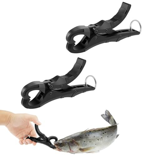 2 Pack Fishing Pliers,Fishing Forceps,Fishing Pliers Hook Remover,Fishing Accessories,Portable Fish Clamp,Portable Fishing Pliers with Handles,Handle for Holding Fish Lips Fishing Equipment