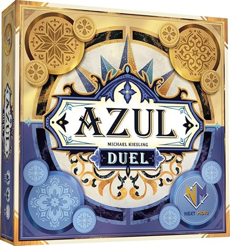 Asmodee Azul Duel | Gesellschaftsspiel für 2 Spieler | Familienspiel für Erwachsene und Kinder ab 10 Jahren | Fliesenverlegung | 2 bis 4 Spieler | 45 Minuten | Französische Version | Next Move